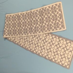 COACH MONOGRAMMED SCARF Merino Wool